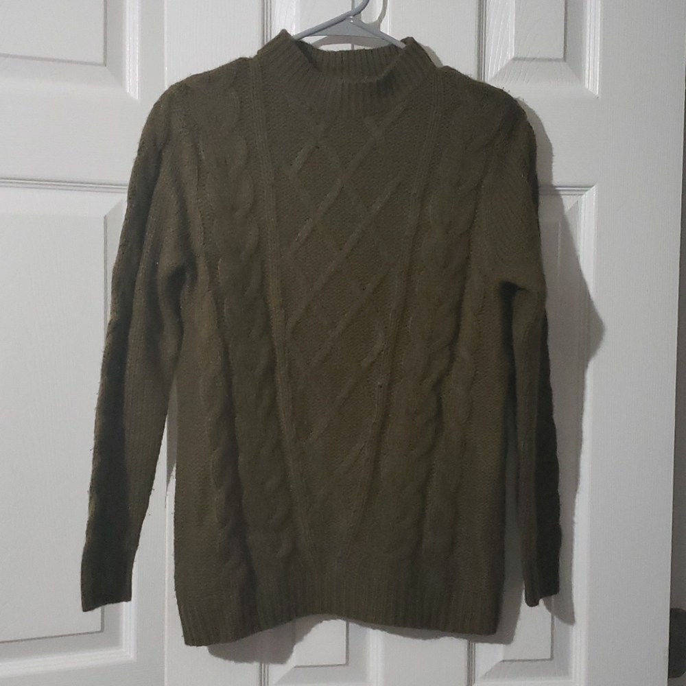 Forever 21 Olive Sweater